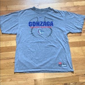 🏀Nike Team Gonzaga Basketball T-shirt Men’s L🏀